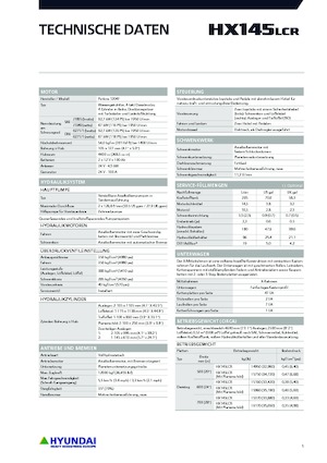 Верижни екскаватори Hyundai HX145LCR