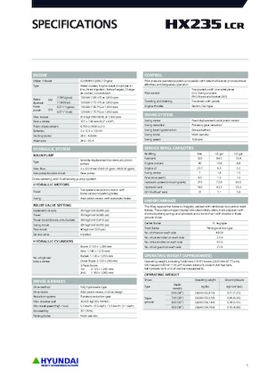 Верижни екскаватори Hyundai HX235LCR