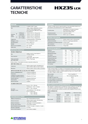Верижни екскаватори Hyundai HX235LCR