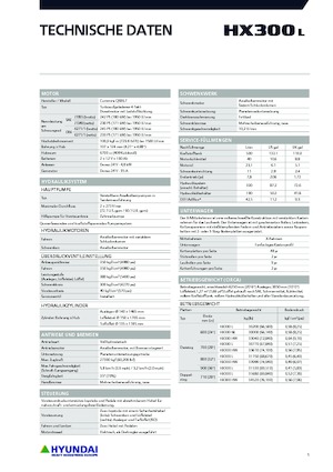 Верижни екскаватори Hyundai HX300HW