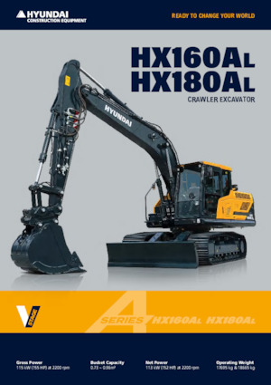 Верижни екскаватори Hyundai HX180AL