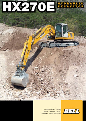 Верижни екскаватори Bell HX270E