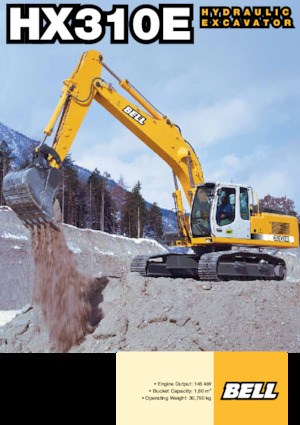 Верижни екскаватори Bell HX310E