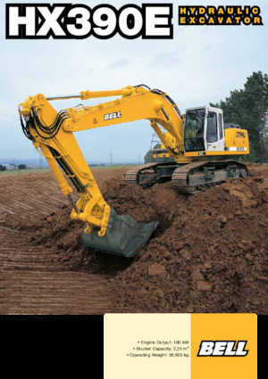 Верижни екскаватори Bell HX390E