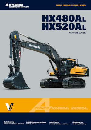 Верижни екскаватори Hyundai HX480AL