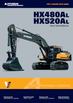 Верижни екскаватори Hyundai HX480AL