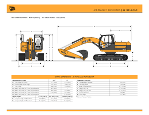 Верижни екскаватори JCB JS 190 LC