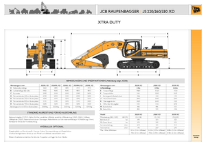 Верижни екскаватори JCB JS 330 NL XD