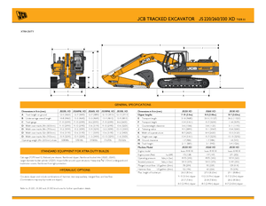 Верижни екскаватори JCB JS 330 NL XD