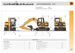 Верижни екскаватори JCB JZ 70 offset