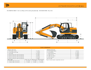 Верижни екскаватори JCB JZ140