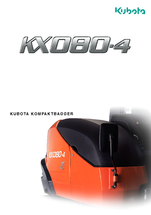 Верижни екскаватори Kubota KX080-4