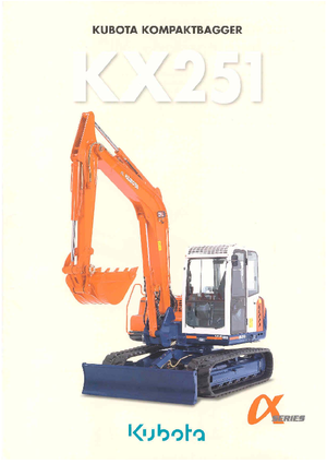Верижни екскаватори Kubota KX251α