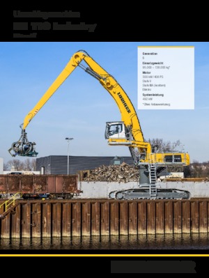 Щишки за ексаватори Liebherr LH 110 C Gantry Industry Litronic