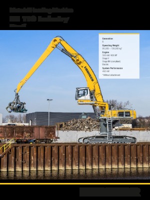 Щишки за ексаватори Liebherr LH 110 C Gantry Industry Litronic