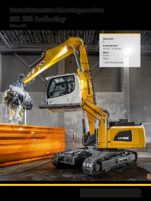 Щишки за ексаватори Liebherr LH 26 C Industry Litronic