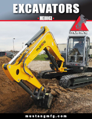 Верижни екскаватори Mustang ME8003
