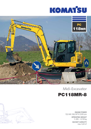 Верижни екскаватори Komatsu PC118MR-8