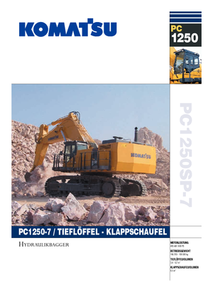 Верижни екскаватори Komatsu PC1250SP-7