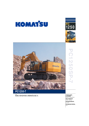 Верижни екскаватори Komatsu PC1250SP-7