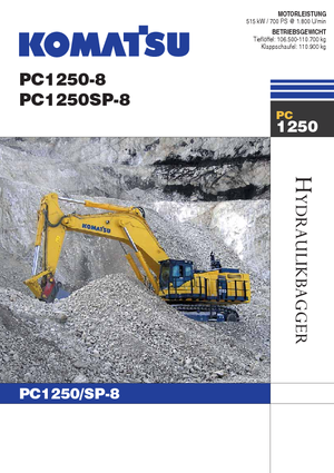 Верижни екскаватори Komatsu PC1250SP-8