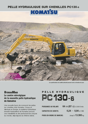 Верижни екскаватори Komatsu PC130-6