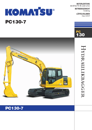 Верижни екскаватори Komatsu PC130-7