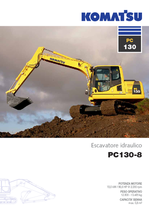 Верижни екскаватори Komatsu PC130-8