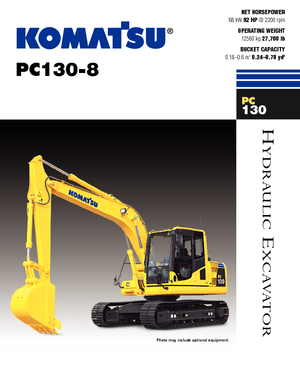 Верижни екскаватори Komatsu PC130-8