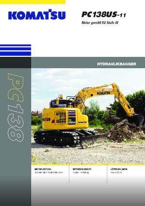Верижни екскаватори Komatsu PC138US-11E0