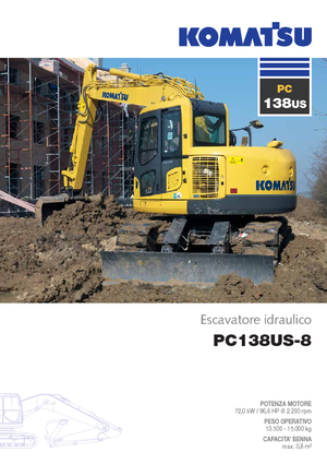 Верижни екскаватори Komatsu PC138US-8