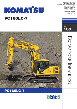 Верижни екскаватори Komatsu PC160LC-7