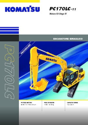 Верижни екскаватори Komatsu PC170LC-11