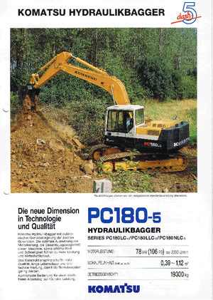 Верижни екскаватори Komatsu PC180LC-6 activ