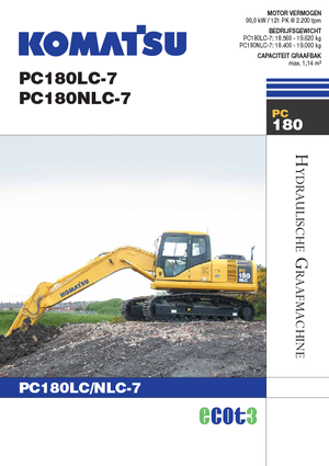 Верижни екскаватори Komatsu PC180LC-7
