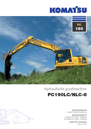 Верижни екскаватори Komatsu PC190-8 LC