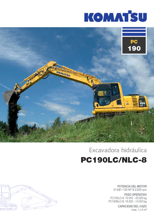 Верижни екскаватори Komatsu PC190-8 LC