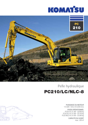 Верижни екскаватори Komatsu PC210-8