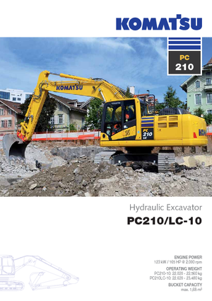 Верижни екскаватори Komatsu PC210-10