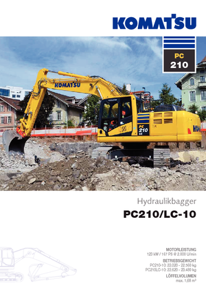 Верижни екскаватори Komatsu PC210-10