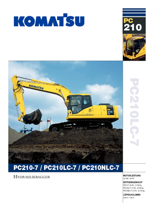 Верижни екскаватори Komatsu PC210LC-7