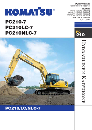 Верижни екскаватори Komatsu PC210NLC-7