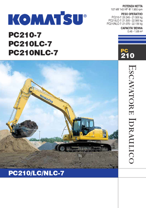 Верижни екскаватори Komatsu PC210NLC-7