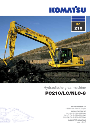 Верижни екскаватори Komatsu PC210LC-8