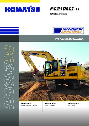 Верижни екскаватори Komatsu PC210LCi-11E0