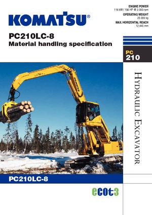 Верижни екскаватори Komatsu PC210MH-8
