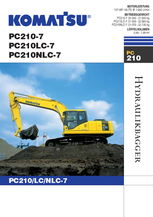 Верижни екскаватори Komatsu PC210NLC-7