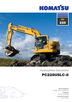 Верижни екскаватори Komatsu PC228US-LC-8