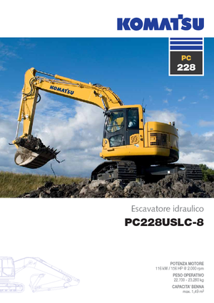 Верижни екскаватори Komatsu PC228US-LC-8