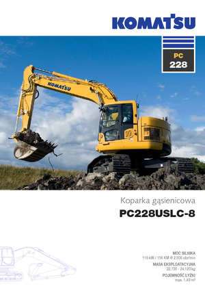 Верижни екскаватори Komatsu PC228US-LC-8